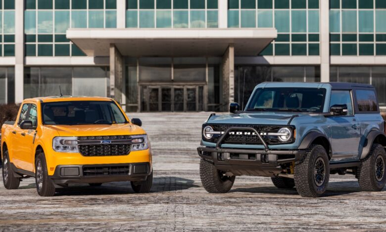Ford: Maverick y Bronco son reconocidos en la lista “Los 10 Mejores pick-up’s y SUV’s”