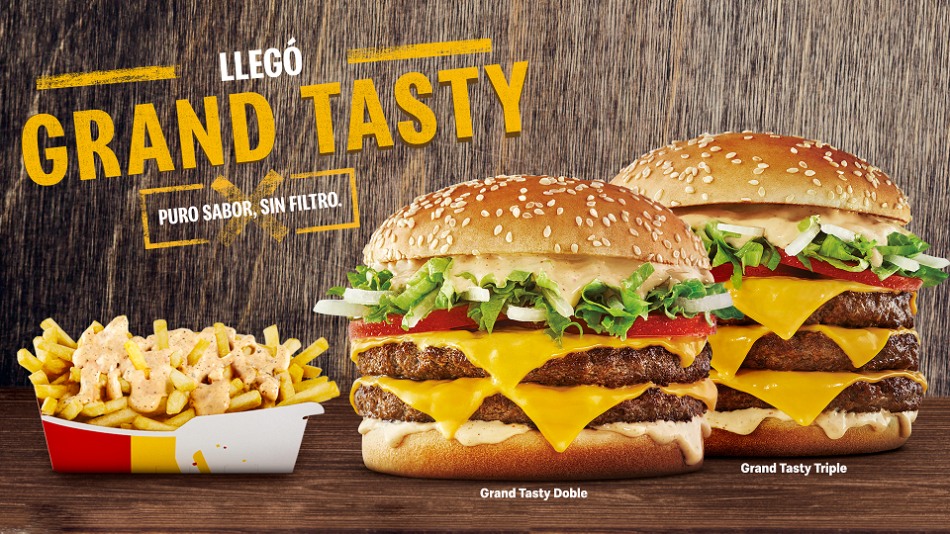 Grand Tasty: La innovación de McDonald’s de gran tamaño y sabor