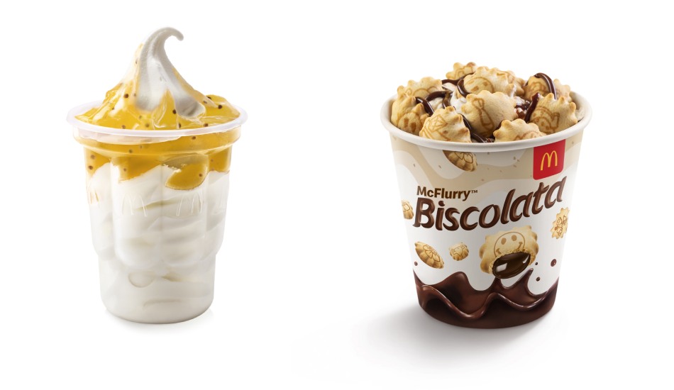 McDonald’s refresca su carta de helados con McFlurry Biscolata y Sundae Maracuyá