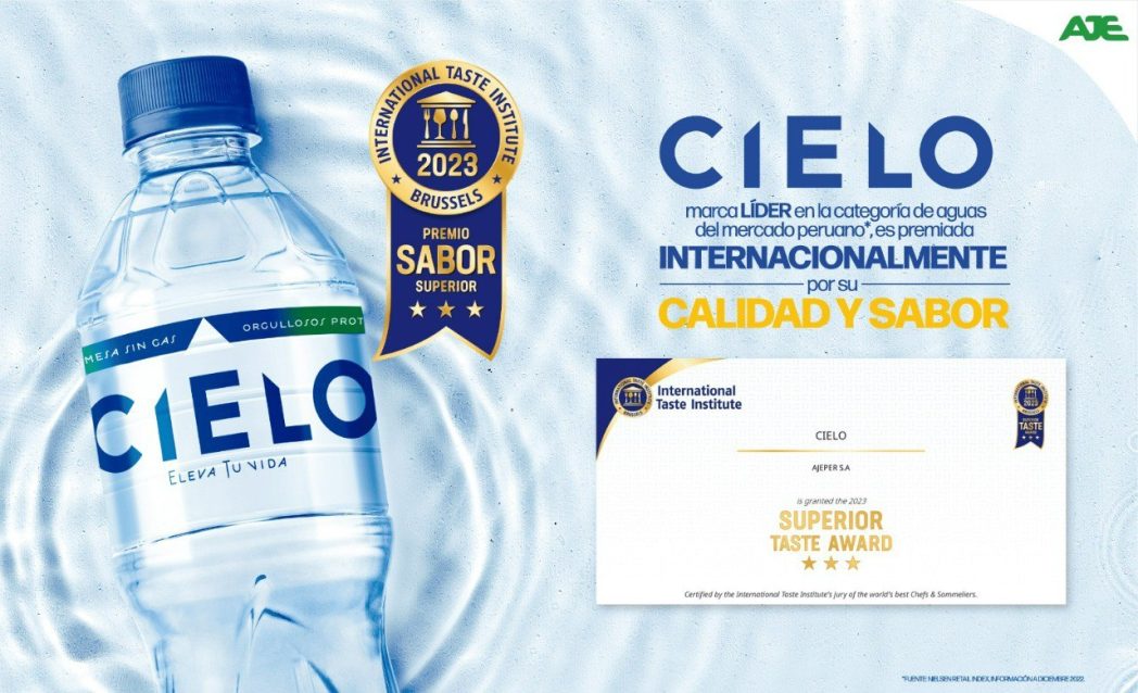 Agua Cielo es reconocida con el premio Superior Taste Award 2023
