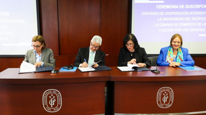 La CCL, UP y Acción por los Grandes firman convenio de cooperación para impulsar economía plateada