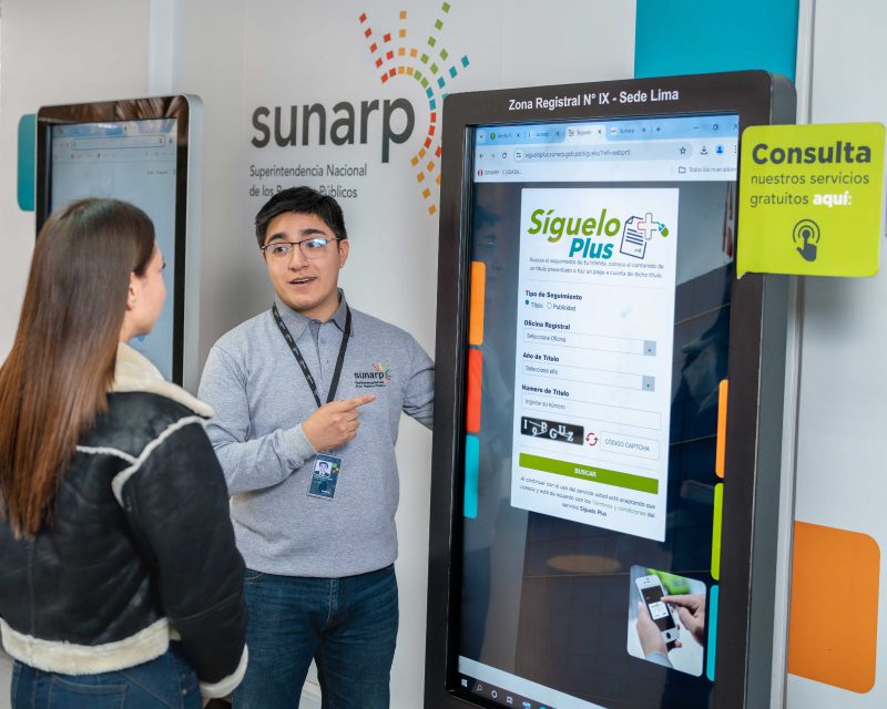 Sunarp presenta nuevo servicio de atención