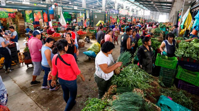Más de 9 000 toneladas de alimentos ingresó al mercado mayorista de Lima