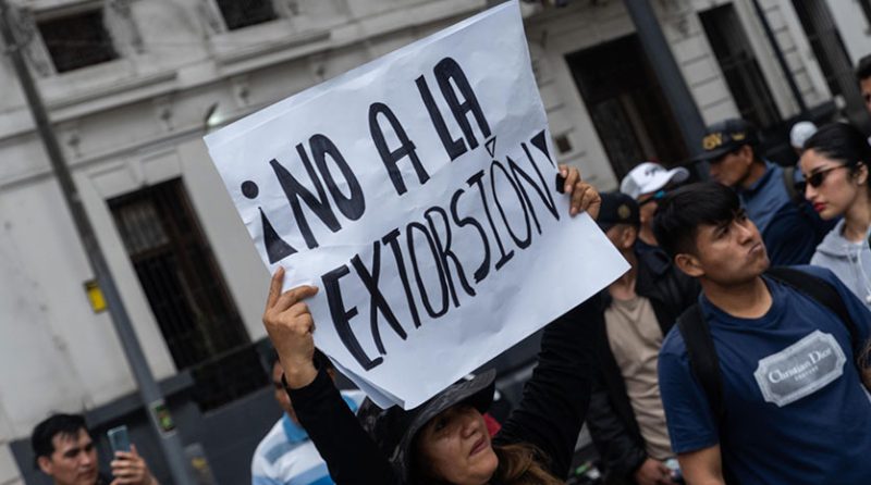 La extorsión en el Perú: crimen organizado en expansión