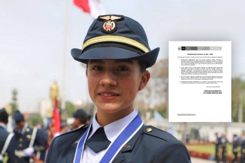 Sigue la búsqueda de la piloto desaparecida de la FAP, Ashley Vargas.