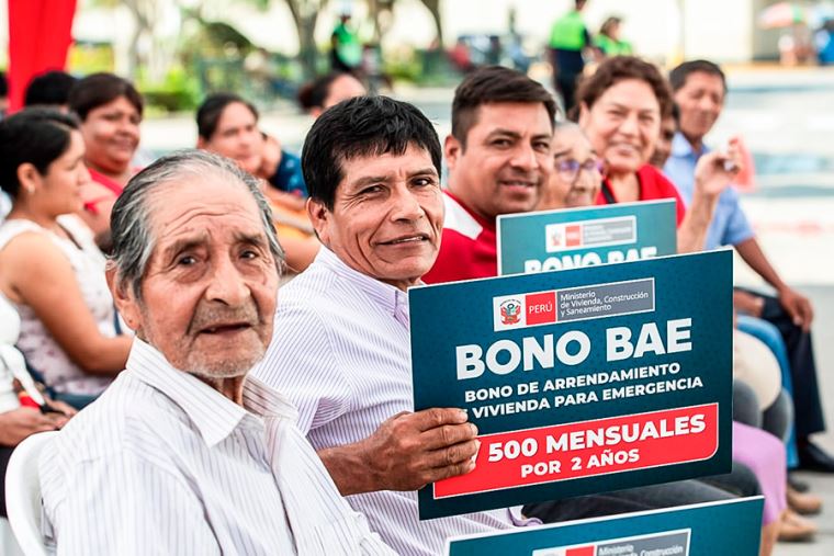 Bonos de S/ 500 por lluvias: revisa si estás en la lista del MVCS